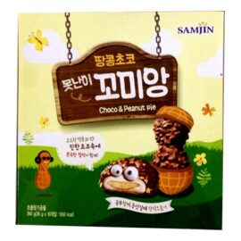 Bánh Môchi Socola Samjin (Choco & Peanut Pie Samjin)