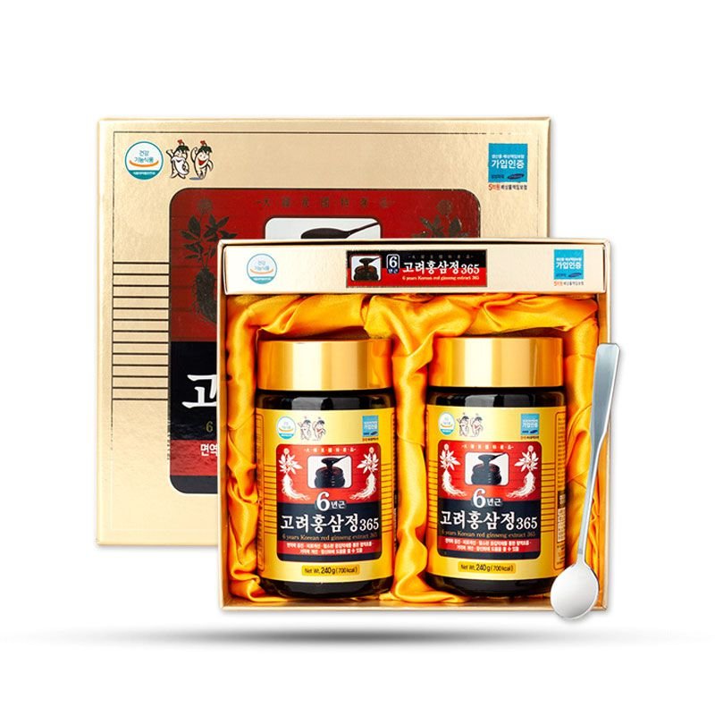 Cao Hồng Sâm 365 Hàn Quốc 240g x 2 Lọ Bí Quý Tăng Cường Sức Khỏe Toàn Diện (7)