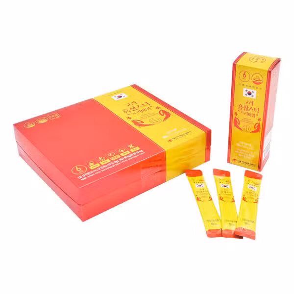 Thực phẩm bảo vệ sức khỏe: Nước Hồng sâm cao cấp Hàn Quốc (Korean Red Ginseng Stick Premium) 10ml x 30gói/hộp - Ảnh 3