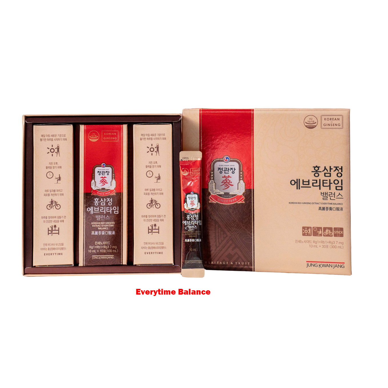Tinh chất hồng sâm Korean Red Ginseng Extract Everytime Balance 10ml x 30 Gói - Ảnh 5