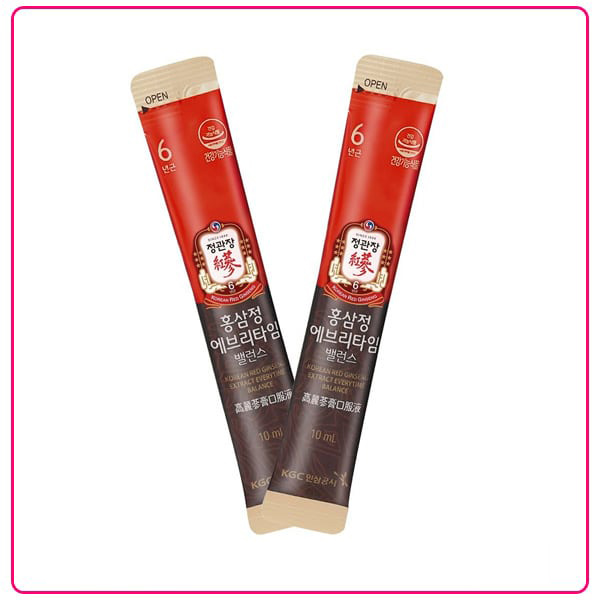 Tinh chất hồng sâm Korean Red Ginseng Extract Everytime Balance 10ml x 30 Gói (1) 5