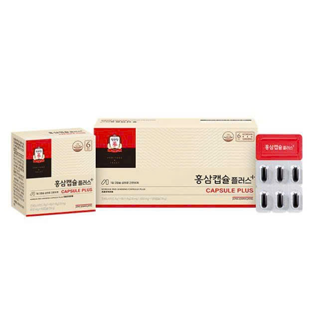 Viên Hồng Sâm KGC Jung Kwan Jang Capsule Plus 650mg 120 Viên