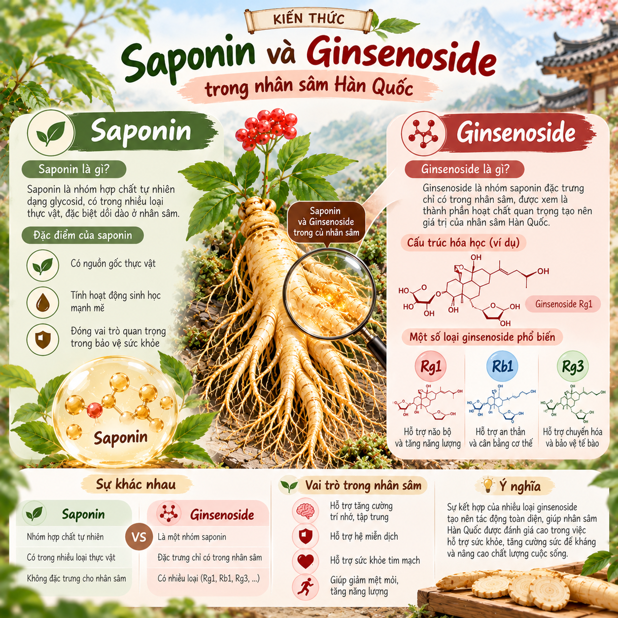 Ginsenoside càng cao có phải sản phẩm càng tốt?